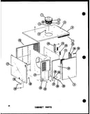 Cabinet parts (epcg4212-1a/p55480-9c) (epcg4812-1a/p55480-10c) (epcg4812-3a/p55480-12c) (epcg6212-1a/p55480-11c) (epcg6212-3a/p55480-13c)