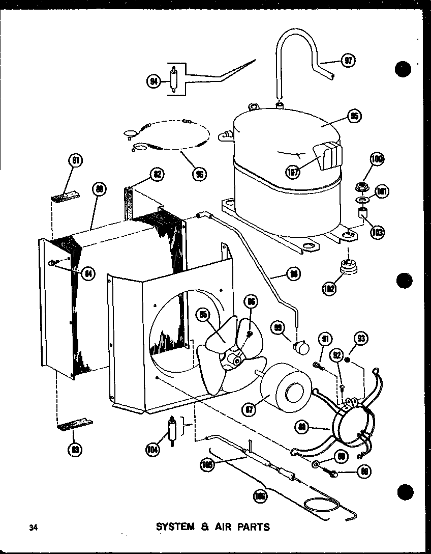 System & air parts (epcg4212-1a/p55480-9c) (epcg4812-1a/p55480-10c) (epcg4812-3a/p55480-12c) (epcg6212-1a/p55480-11c) (epcg6212-3a/p55480-13c)
