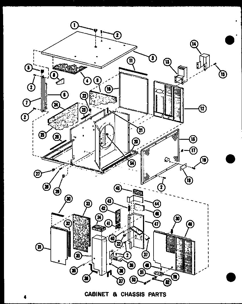 CABINET & CHASSIS PARTS (EG2,12-1/P54688-13C) (EG2.5,12-1/P54688-14C) (EG3,12-1/P54688-15C) (EG2,12-1/REV.P54688-13C) (EG2.5,12-1/REV.P54688-1) (EG3,12-1/REV.P54688-15C)