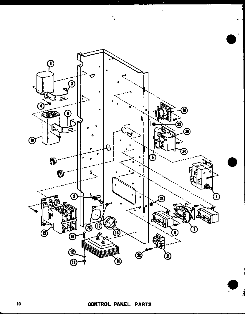 CONTROL PANEL PARTS (EG2,12-1/P54688-13C) (EG2.5,12-1/P54688-14C) (EG3,12-1/P54688-15C) (EG2,12-1/REV.P54688-13C) (EG2.5,12-1/REV.P54688-1) (EG3,12-1/REV.P54688-15C)