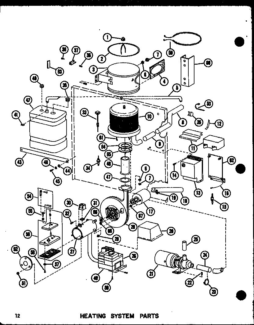 HEATING SYSTEM PARTS (EG2,12-1/P54688-13C) (EG2.5,12-1/P54688-14C) (EG3,12-1/P54688-15C) (EG2,12-1/REV.P54688-13C) (EG2.5,12-1/REV.P54688-1) (EG3,12-1/REV.P54688-15C)