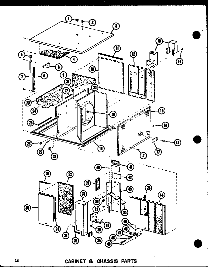 CABINET & CHASSIS PARTS (EG3.5,12-1K/P54629-44C) (EG3.5,12-1K/P54629-49C) (EG4,12-1/P54629-45C) (EG4,12-1/P54629-50C) (EG3.5,12-1K/REV.P54629-) (EG3.5,12-1K/REV.P54629-) (EG4,12-1/REV.P54629-45C) (EG4,12-1/REV.P54629-50C)