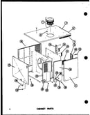 Cabinet parts (epcg2508-1a/p55480-14c) (epcg3010-1a/p55480-15c) (epcg3512-1a/p55480-16c)