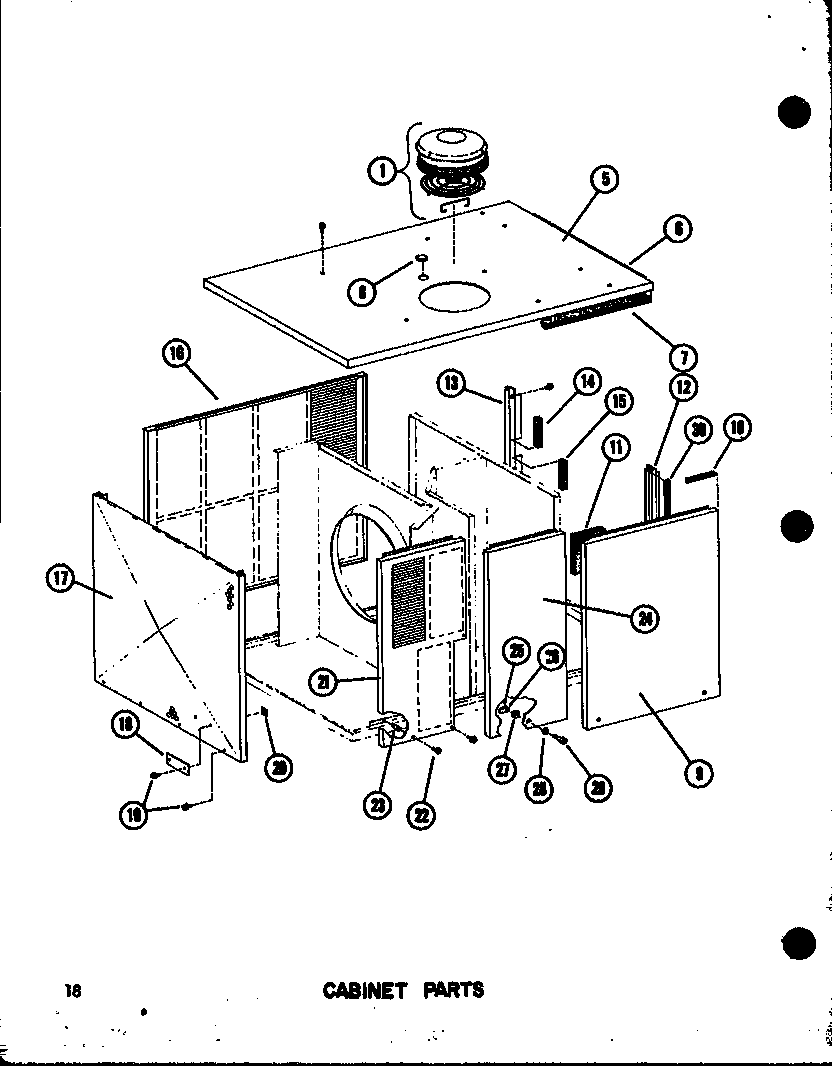 Cabinet parts (epcg4213-1a/p55480-17c) (epcg4815-1a/p55480-18c) (epcg4815-3a/p55480-20c) (epcg6217-1a/p55480-19c) (epcg6217-3a/p55480-21c)