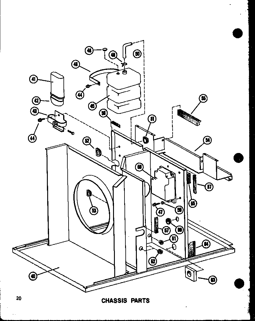 Chassis parts (epcg4213-1a/p55480-17c) (epcg4815-1a/p55480-18c) (epcg4815-3a/p55480-20c) (epcg6217-1a/p55480-19c) (epcg6217-3a/p55480-21c)