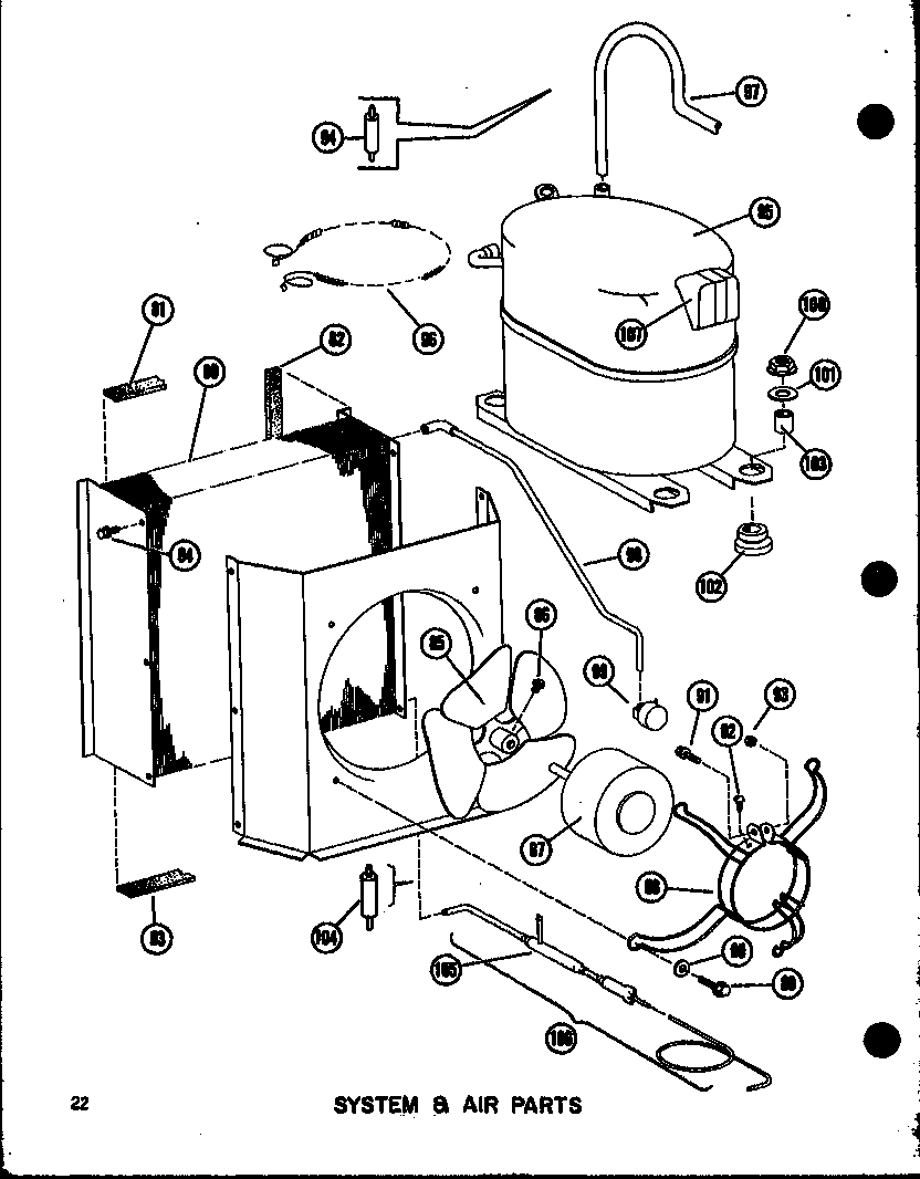 System & air parts (epcg4213-1a/p55480-17c) (epcg4815-1a/p55480-18c) (epcg4815-3a/p55480-20c) (epcg6217-1a/p55480-19c) (epcg6217-3a/p55480-21c)