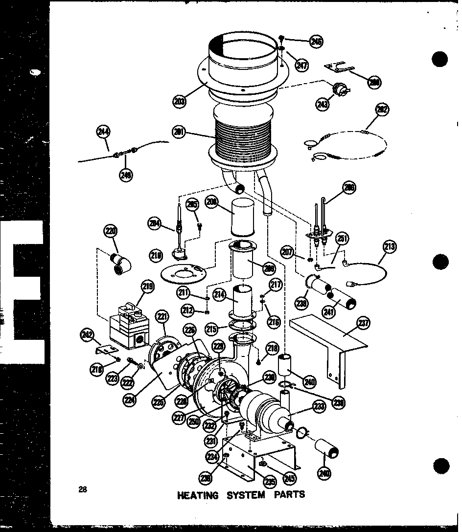 Heating system parts (epcg4213-1a/p55480-17c) (epcg4815-1a/p55480-18c) (epcg4815-3a/p55480-20c) (epcg6217-1a/p55480-19c) (epcg6217-3a/p55480-21c)