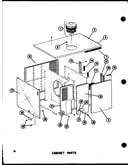 Cabinet parts (epcg4212-1a/p55480-22c) (epcg4812-1a/p55480-23c) (epcg4812-3a/p55480-25c) (epcg6212-1a/p55480-24c) (epcg6212-3a/p55480-26c)