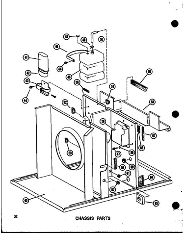 Chassis parts (epcg4212-1a/p55480-22c) (epcg4812-1a/p55480-23c) (epcg4812-3a/p55480-25c) (epcg6212-1a/p55480-24c) (epcg6212-3a/p55480-26c)