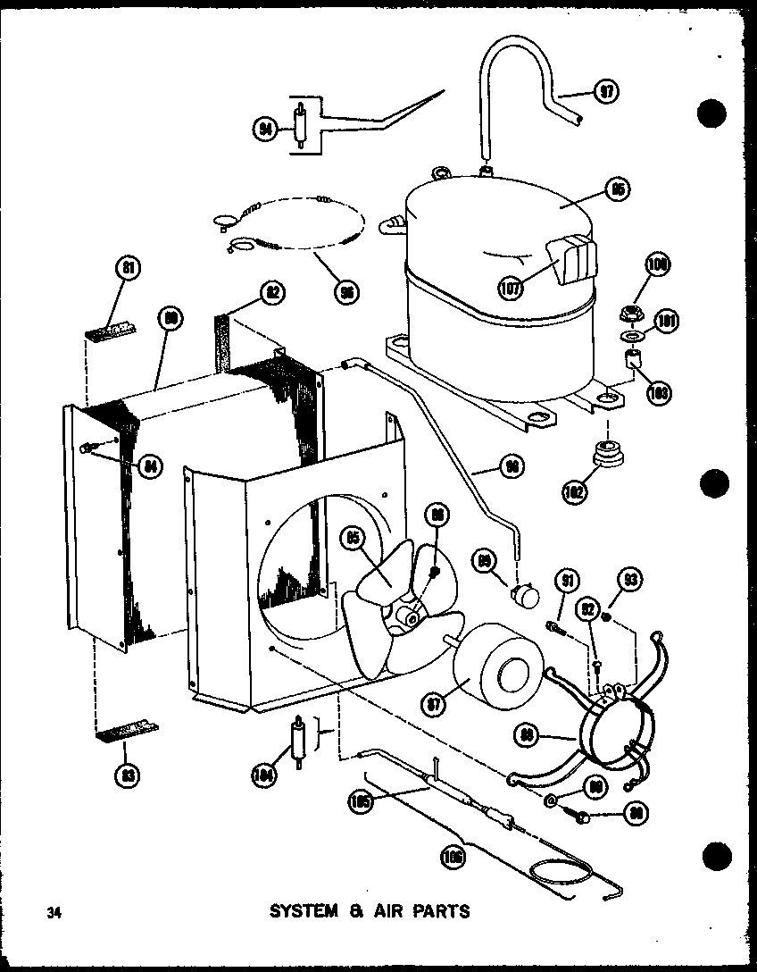 System & air parts (epcg4212-1a/p55480-22c) (epcg4812-1a/p55480-23c) (epcg4812-3a/p55480-25c) (epcg6212-1a/p55480-24c) (epcg6212-3a/p55480-26c)