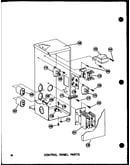 Control panel parts (epcg4212-1a/p55480-22c) (epcg4812-1a/p55480-23c) (epcg4812-3a/p55480-25c) (epcg6212-1a/p55480-24c) (epcg6212-3a/p55480-26c)