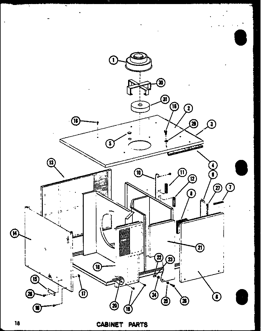 CABINET PARTS (EPCG4213-1D/P68539-24C) (EPCG4815-1D/P68539-25C) (EPCG4815-3D/P68539-26C) (EPCG4815-1D/P68539-34C) (EPCG4815-3D/P68539-35C) (EPCG6017-1E/P68539-27C) (EPCG6017-3E/P68539-28C)