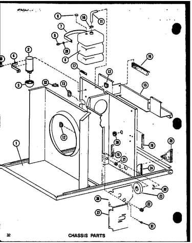 Chassis parts (epcg4212-1d/p68539-29c) (epcg4812-1d/p68539-30c) (epcg4812-3d/p68539-31c) (epcg4812-1d/p68539-36c) (epcg4812-3d/p68539-37c) (epcg6012-1e/p68539-32c) (epcg6012-3e/p68539-33c)