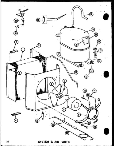 System & air parts (epcg4212-1d/p68539-29c) (epcg4812-1d/p68539-30c) (epcg4812-3d/p68539-31c) (epcg4812-1d/p68539-36c) (epcg4812-3d/p68539-37c) (epcg6012-1e/p68539-32c) (epcg6012-3e/p68539-33c)