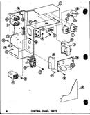 Control panel parts (epcg4212-1d/p68539-29c) (epcg4812-1d/p68539-30c) (epcg4812-3d/p68539-31c) (epcg4812-1d/p68539-36c) (epcg4812-3d/p68539-37c) (epcg6012-1e/p68539-32c) (epcg6012-3e/p68539-33c)