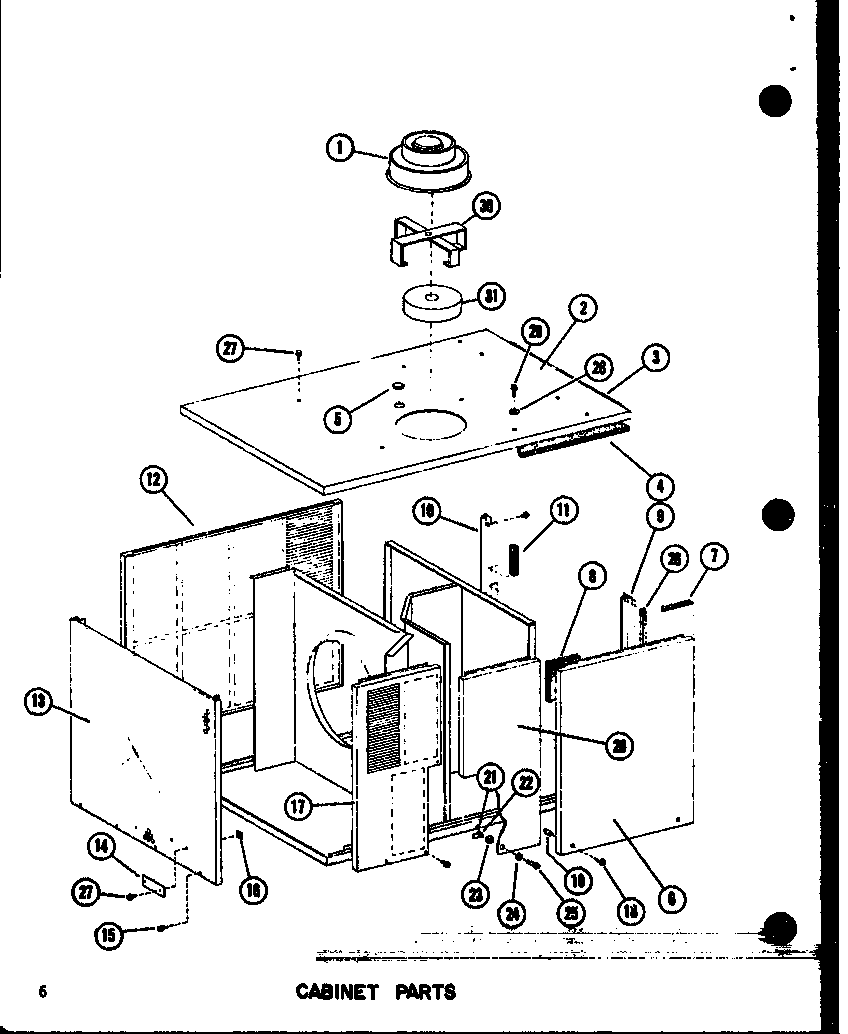 Cabinet parts (epcg3612-1d/p68539-40c) (epcg2408-1e/p68539-38c) (epcg3010-1e/p68539-39c)