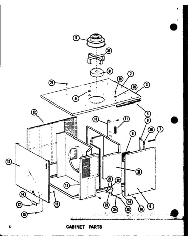 Cabinet parts (epcg3612-1d/p68539-40c) (epcg2408-1e/p68539-38c) (epcg3010-1e/p68539-39c)