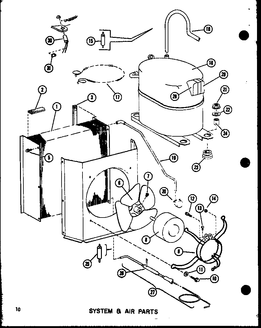 System & air parts (epcg3612-1d/p68539-40c) (epcg2408-1e/p68539-38c) (epcg3010-1e/p68539-39c)