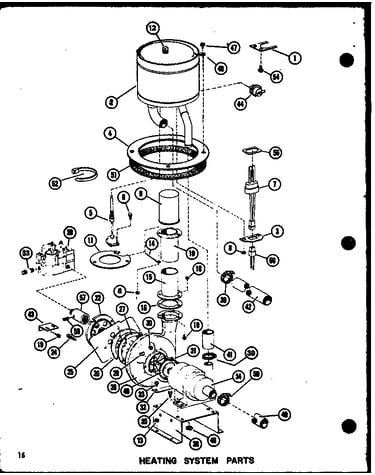 Heating system parts (epcg3612-1d/p68539-40c) (epcg2408-1e/p68539-38c) (epcg3010-1e/p68539-39c)