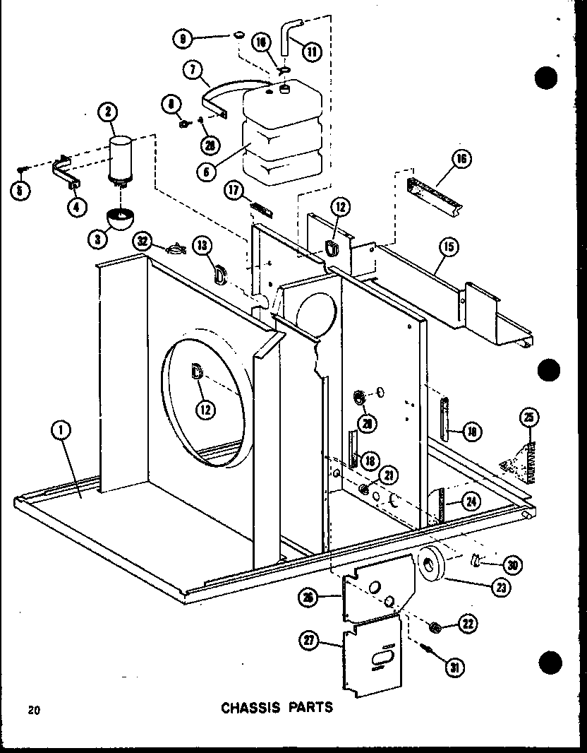 Chassis parts (epcg4213-1d/p68539-41c) (epcg4815-1d/p68539-47c) (epcg4815-3d/p68539-48c) (epcg6017-1e/p68539-42c) (epcg6017-3e/p68539-43c)
