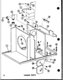 Chassis parts (epcg4213-1d/p68539-41c) (epcg4815-1d/p68539-47c) (epcg4815-3d/p68539-48c) (epcg6017-1e/p68539-42c) (epcg6017-3e/p68539-43c)