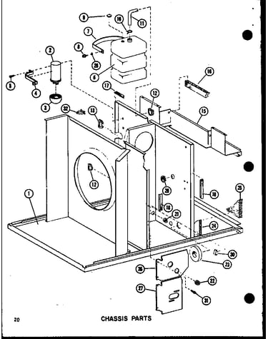 Chassis parts (epcg4213-1d/p68539-41c) (epcg4815-1d/p68539-47c) (epcg4815-3d/p68539-48c) (epcg6017-1e/p68539-42c) (epcg6017-3e/p68539-43c)