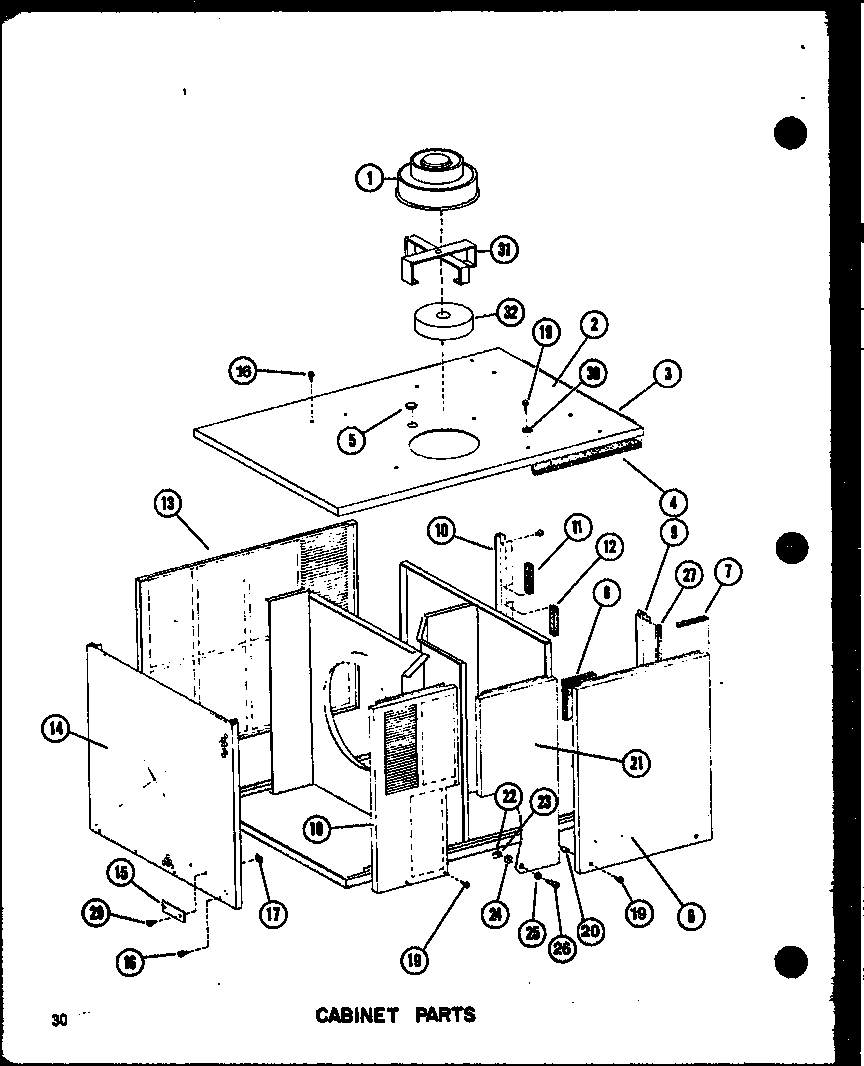 Cabinet parts (epcg4212-1e/p68539-44c) (epcg4812-1d/p68539-49c) (epcg4812-3d/p68539-50c) (epcg6012-1e/p68539-45c) (epcg6012-3e/p68539-46c)