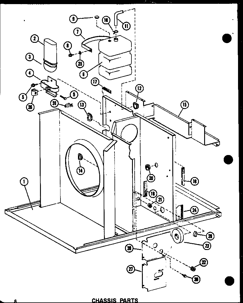 Chassis parts (epcg2408-1d/p68539-1c) (epcg3010-1d/p68539-2c) (epcg3612-1d/p68539-3c)