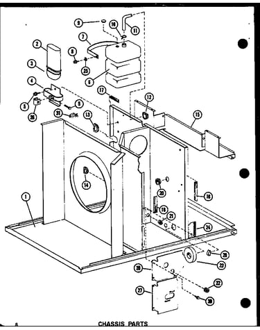 Chassis parts (epcg2408-1d/p68539-1c) (epcg3010-1d/p68539-2c) (epcg3612-1d/p68539-3c)