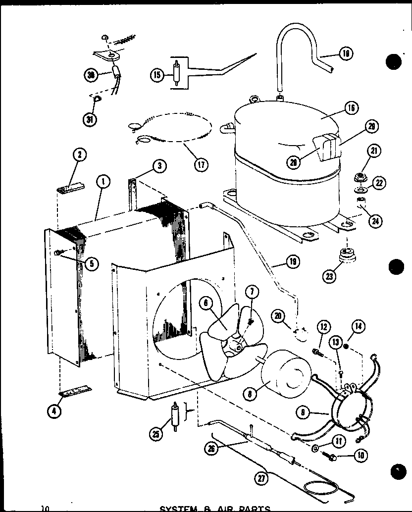 System & air parts (epcg2408-1d/p68539-1c) (epcg3010-1d/p68539-2c) (epcg3612-1d/p68539-3c)