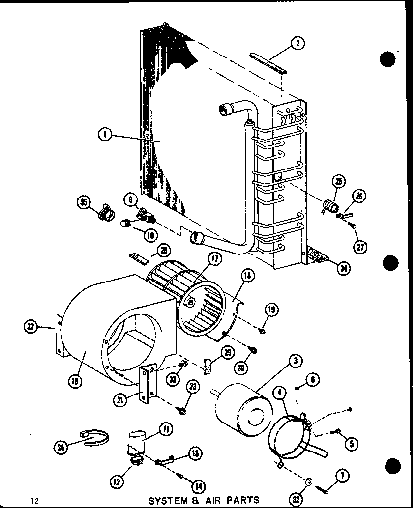 System & air parts (epcg2408-1d/p68539-1c) (epcg3010-1d/p68539-2c) (epcg3612-1d/p68539-3c)