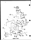 Cabinet parts (epcg4213-1d/p68539-4c) (epcg4815-1d/p68539-5c) (epcg4815-3d/p68539-6c) (epcg6017-1d/p68539-7c) (epcg6017-3d/p68539-8c) (epcg6017-1e/p68539-14c) (epcg6017-3e/p68539-15c)