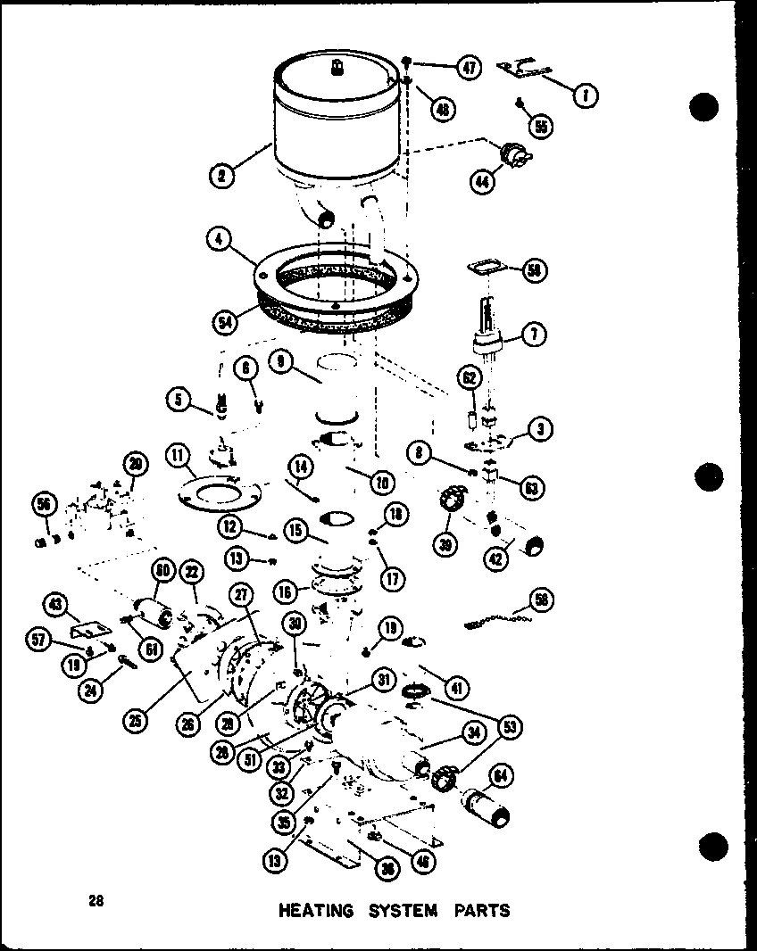 Heating system parts (epcg4213-1d/p68539-4c) (epcg4815-1d/p68539-5c) (epcg4815-3d/p68539-6c) (epcg6017-1d/p68539-7c) (epcg6017-3d/p68539-8c) (epcg6017-1e/p68539-14c) (epcg6017-3e/p68539-15c)
