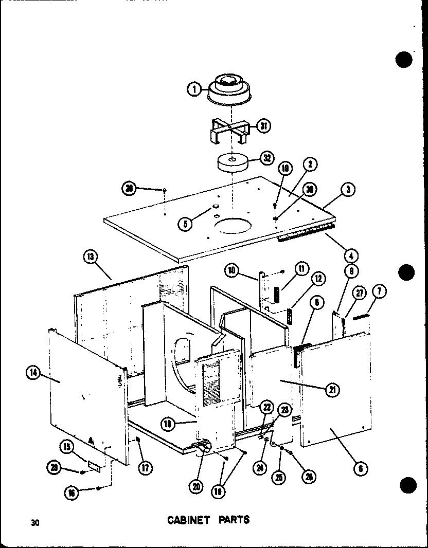 Cabinet parts (epcg4212-1d/p68539-9c) (epcg4812-1d/p68539-10c) (epcg4812-3d/p68539-11c) (epcg6012-1d/p68539-12c) (epcg6012-3d/p68539-13c) (epcg6012-1e/p68539-16c) (epcg6012-3e/p68539-17c)