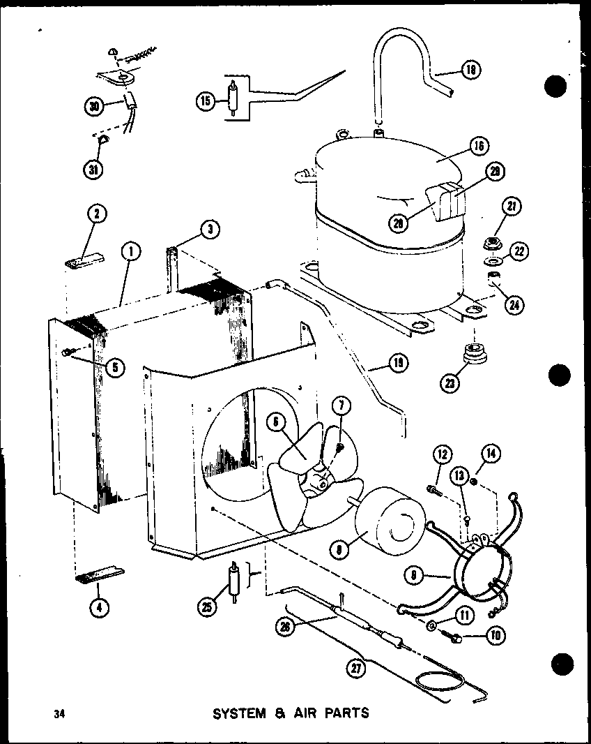 System & air parts (epcg4212-1d/p68539-9c) (epcg4812-1d/p68539-10c) (epcg4812-3d/p68539-11c) (epcg6012-1d/p68539-12c) (epcg6012-3d/p68539-13c) (epcg6012-1e/p68539-16c) (epcg6012-3e/p68539-17c)