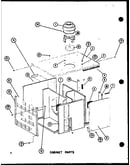 Cabinet parts (epcg24081e/p9953901c) (epcg30101e/p9953902c) (epcg36121d/p9953903c)