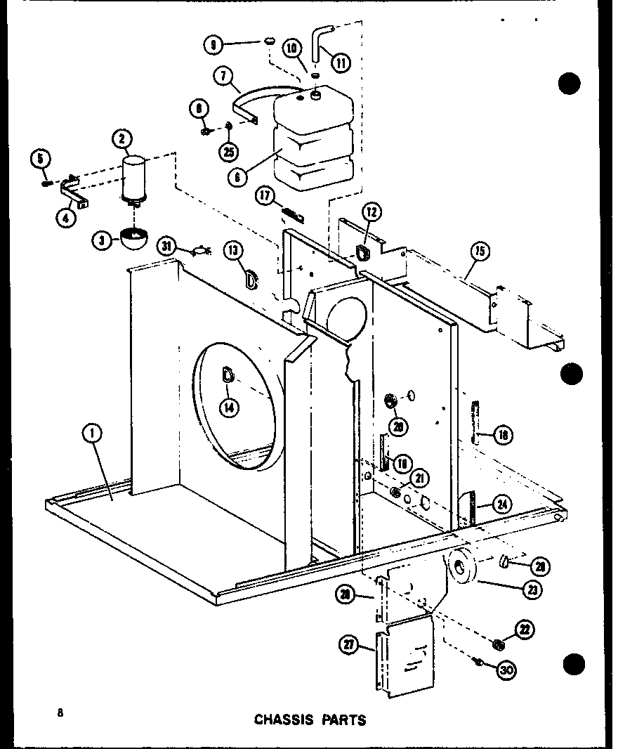 CHASSIS PARTS (EPCG24081E/P9953901C) (EPCG30101E/P9953902C) (EPCG36121D/P9953903C)