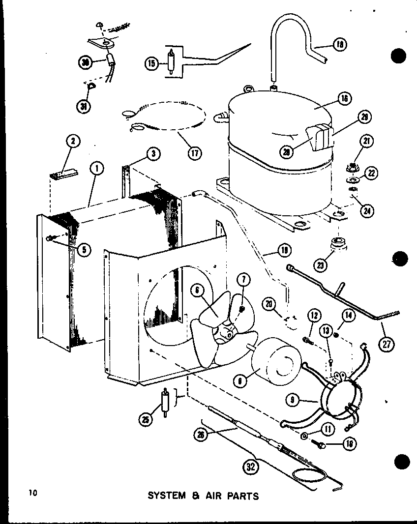 System & air parts (epcg24081e/p9953901c) (epcg30101e/p9953902c) (epcg36121d/p9953903c)