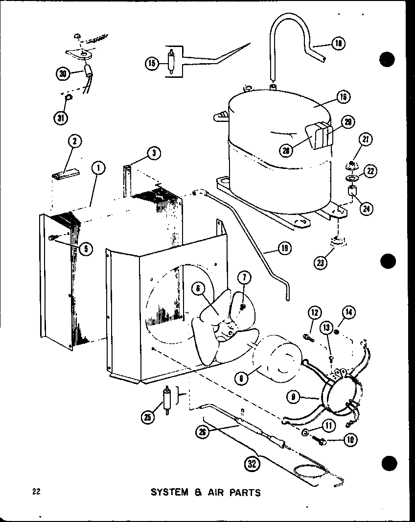 System & air parts (epcg42131d/p9953905c) (epcg48151d/p9953908c) (epcg48153d/p9953909c) (epcg60171e/p9953912c) (epcg60173e/p9953913c)