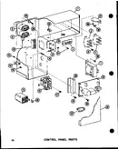 Control panel parts (epcg42131d/p9953905c) (epcg48151d/p9953908c) (epcg48153d/p9953909c) (epcg60171e/p9953912c) (epcg60173e/p9953913c)