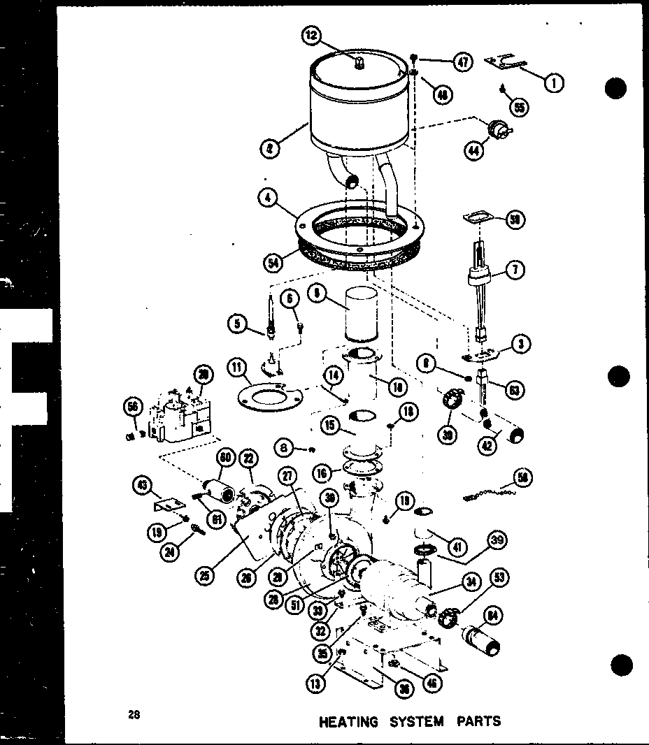 Heating system parts (epcg42131d/p9953905c) (epcg48151d/p9953908c) (epcg48153d/p9953909c) (epcg60171e/p9953912c) (epcg60173e/p9953913c)