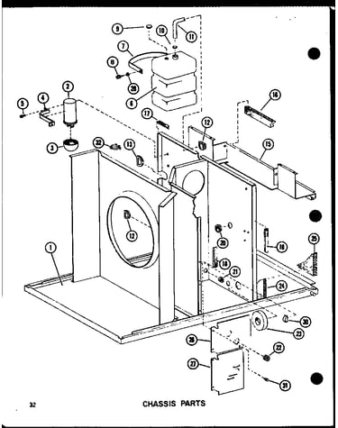 Chassis parts (epcg42121d/p9953904c) (epcg48121d/p9953906c) (epcg48123d/p9953907c) (epcg60121e/p9953910c) (epcg60123e/p9953911c) (epcg60123e/p6853911c)