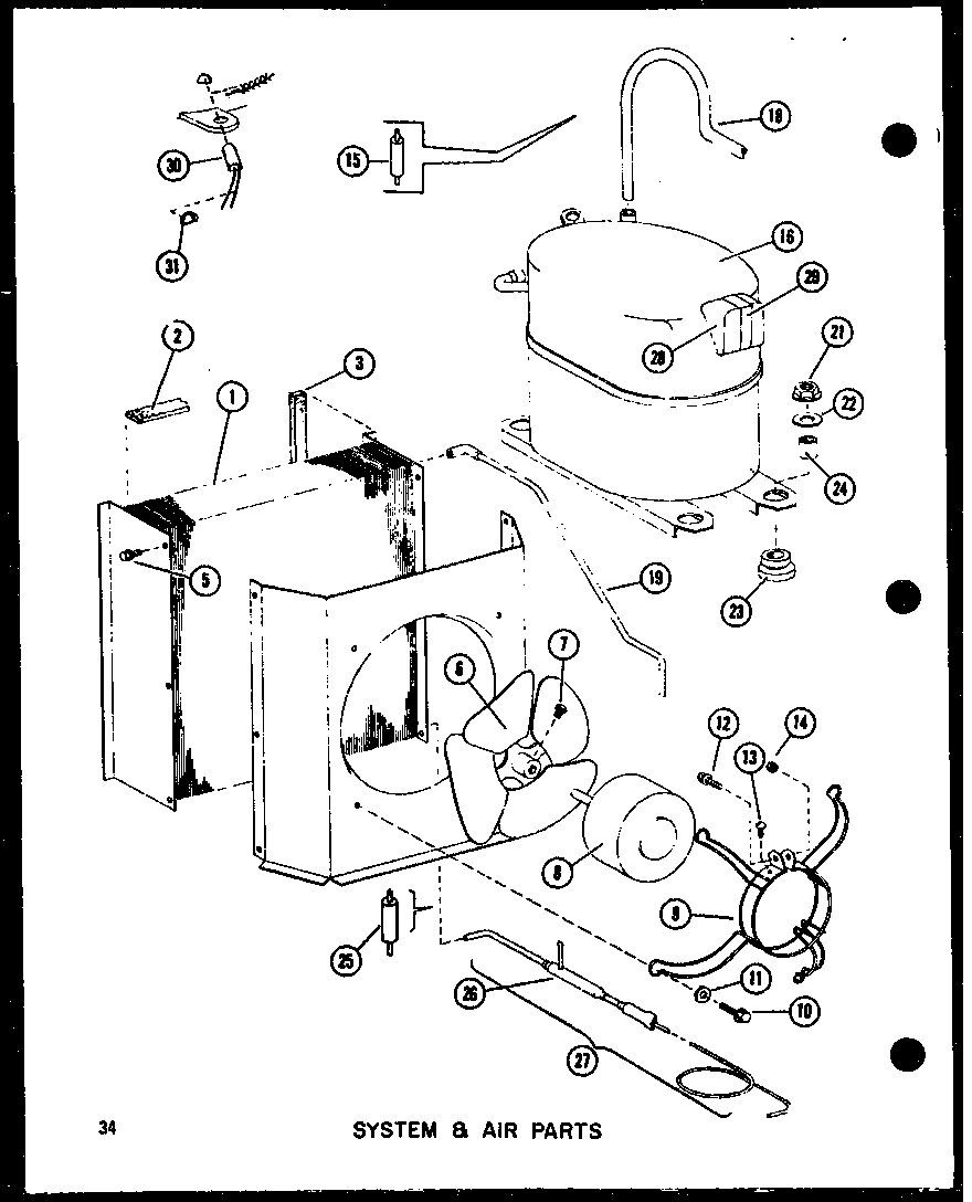 System & air parts (epcg42121d/p9953904c) (epcg48121d/p9953906c) (epcg48123d/p9953907c) (epcg60121e/p9953910c) (epcg60123e/p9953911c) (epcg60123e/p6853911c)