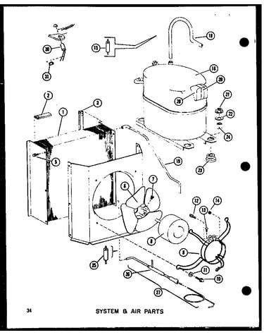System & air parts (epcg42121d/p9953904c) (epcg48121d/p9953906c) (epcg48123d/p9953907c) (epcg60121e/p9953910c) (epcg60123e/p9953911c) (epcg60123e/p6853911c)