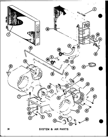 System & air parts (epcg42121d/p9953904c) (epcg48121d/p9953906c) (epcg48123d/p9953907c) (epcg60121e/p9953910c) (epcg60123e/p9953911c) (epcg60123e/p6853911c)