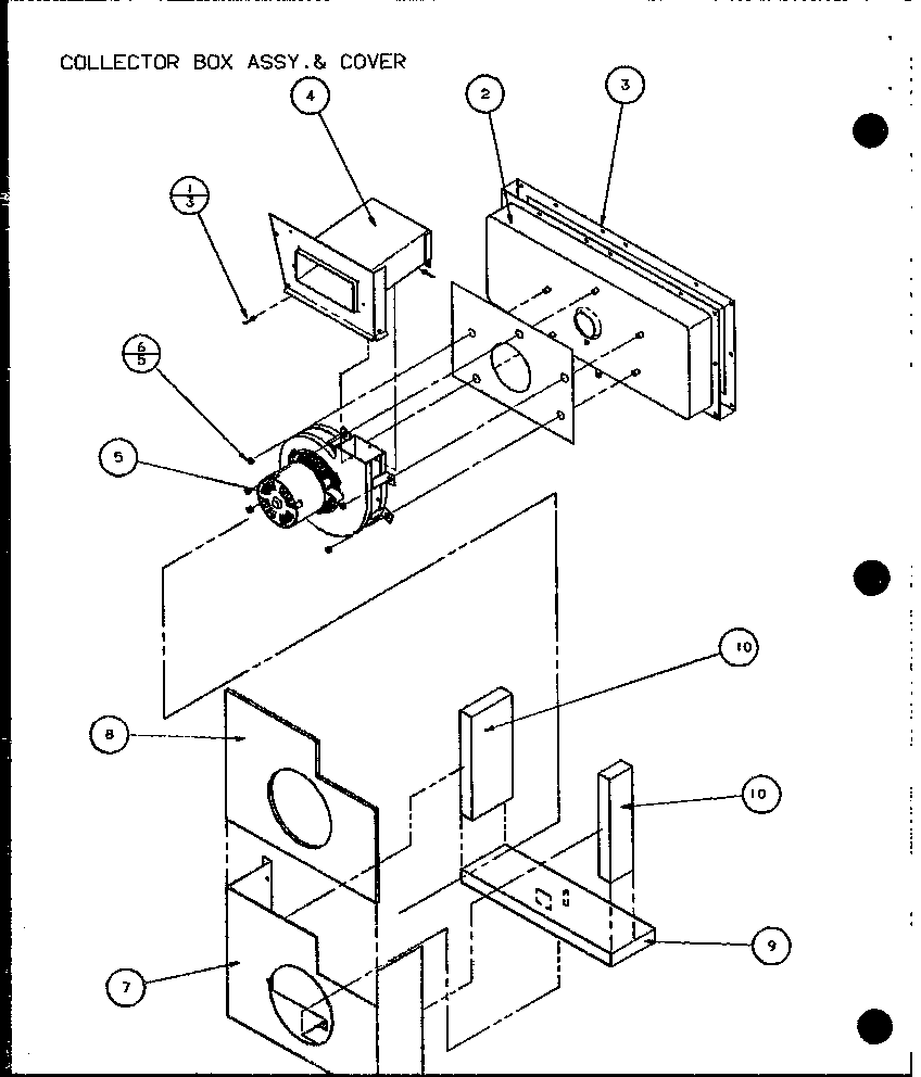 COLLECTOR BOX ASSY. & COVER (SPCG420901A/P1106001C) (SPCG420903A/P1106002C) (SPCG421151A/P1106003C) (SPCG421153A/P1106004C) (SPCG480901A/P1106005C) (SPCG480903A/P1106006C) (SPCG481151A/P1106007C) (SPCG481153A/P1106008C) (SPCG481351A/P1106009C) (SPCG481353