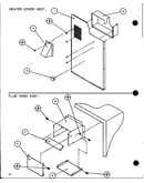 Heater cover assy./flue hood assy. (spcg420901a/p1106001c) (spcg420903a/p1106002c) (spcg421151a/p1106003c) (spcg421153a/p1106004c) (spcg480901a/p1106005c) (spcg480903a/p1106006c) (spcg481151a/p1106007c) (spcg481153a/p1106008c) (spcg481351a/p1106009c) (spc