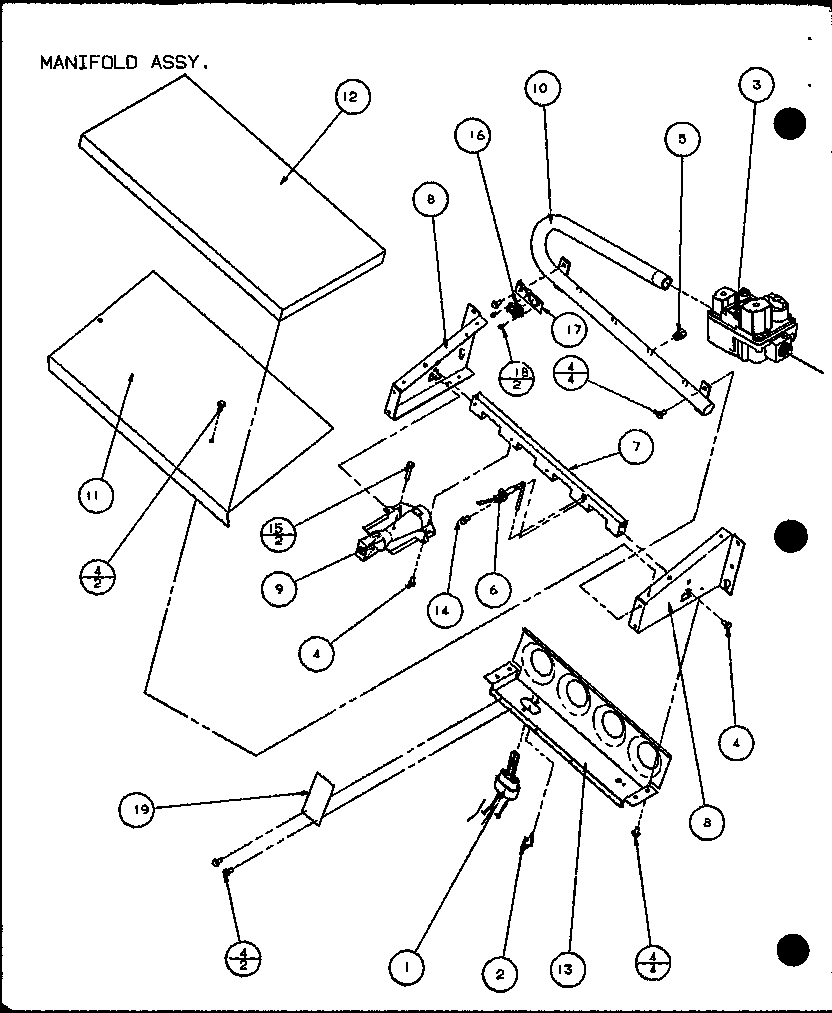 MANIFOLD ASSY. (SPCG420901A/P1106001C) (SPCG420903A/P1106002C) (SPCG421151A/P1106003C) (SPCG421153A/P1106004C) (SPCG480901A/P1106005C) (SPCG480903A/P1106006C) (SPCG481151A/P1106007C) (SPCG481153A/P1106008C) (SPCG481351A/P1106009C) (SPCG481353A/P1106010C)