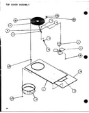 Top cover assembly (spcg420901a/p1106001c) (spcg420903a/p1106002c) (spcg421151a/p1106003c) (spcg421153a/p1106004c) (spcg480901a/p1106005c) (spcg480903a/p1106006c) (spcg481151a/p1106007c) (spcg481153a/p1106008c) (spcg481351a/p1106009c) (spcg481353a/p110601