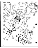 Blower assembly (spcg420901a/p1106001c) (spcg420903a/p1106002c) (spcg421151a/p1106003c) (spcg421153a/p1106004c) (spcg480901a/p1106005c) (spcg480903a/p1106006c) (spcg481151a/p1106007c) (spcg481153a/p1106008c) (spcg481351a/p1106009c) (spcg481353a/p1106010c)